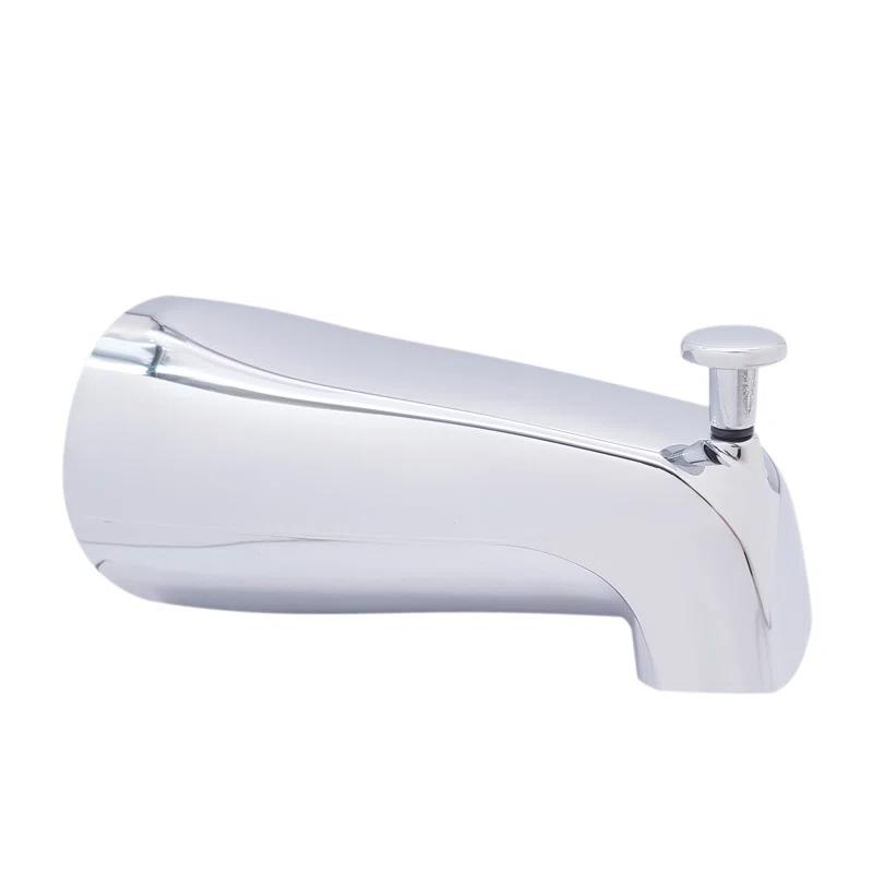 5-1/4" Reach Wall Mount Tub Spout with Front Diverter