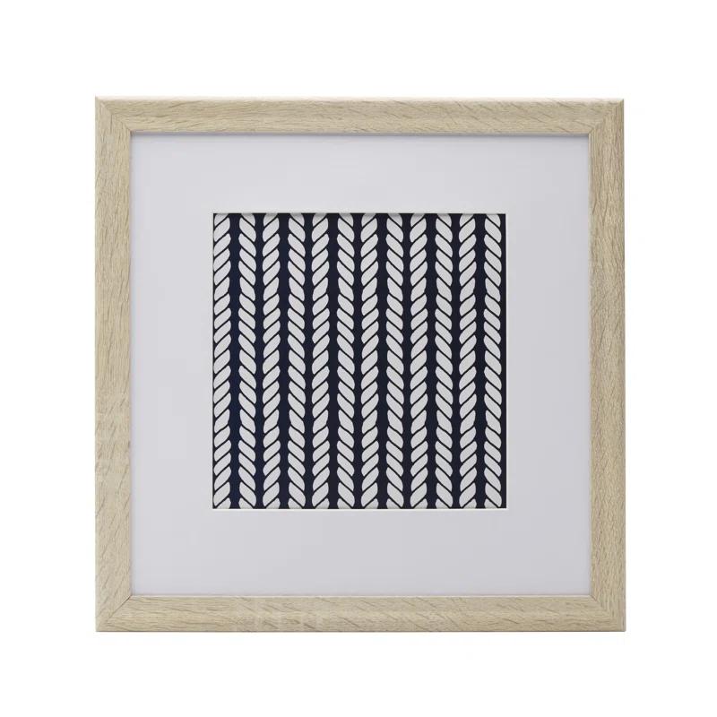 Melannco Melannco 9 Pieces 12.8 x 12.8 Inch Beige Wood Photo Frames to Hold 12x12 Photo Without Mat