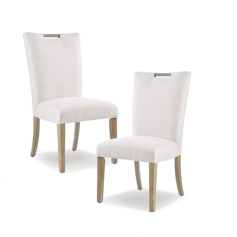 Wildon Home® Quinya 19.5'' H 100% Polyester Upholstered Side Chair (Set of 2)