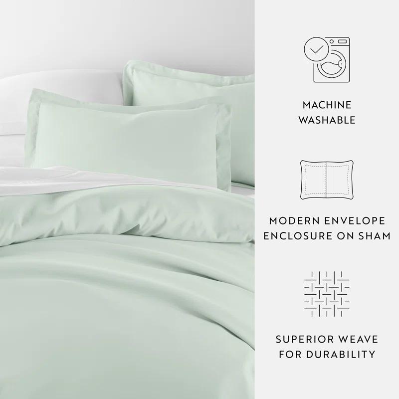 IEnjoy Home Super Soft Double Brushed Duvet Cover Set
