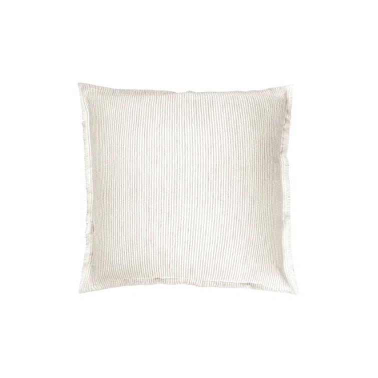 Anaya Striped Down So Soft Linen Pillow | Wayfair