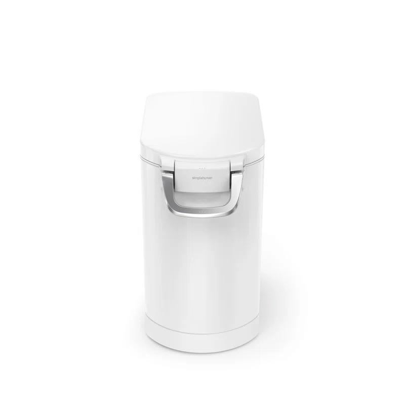 simplehuman Pet Food Storage Container Stainless Steel for Dog Food, Cat Food, and Bird Feed