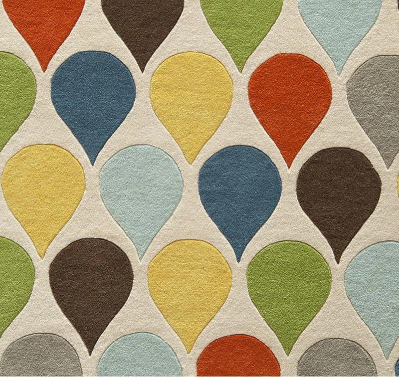 Harriet Bee Javeed Handmade Tufted Wool Lime Green Rug