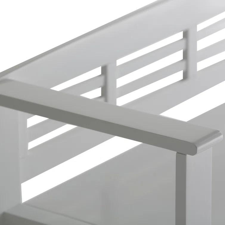 Simpli Home Adams 48"W Solid Wood Contemporary Entryway Storage Bench with Lift-Top Lid and Dual Compartments