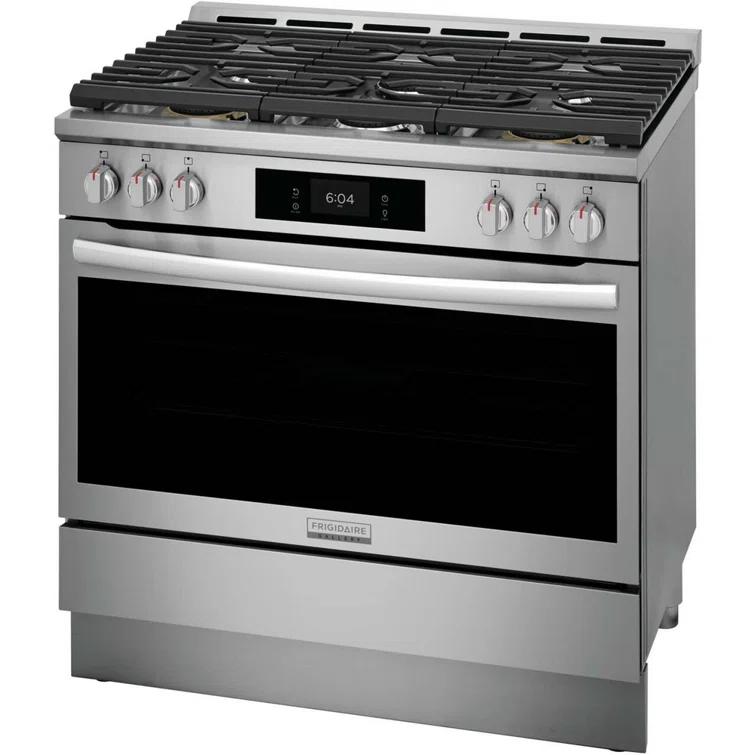 Frigidaire Gallery Frigidaire Gallery 30" 4.6 Cubic Feet Smart Dual Fuel Free Standing Range with 6 Burners GCFD3661AF