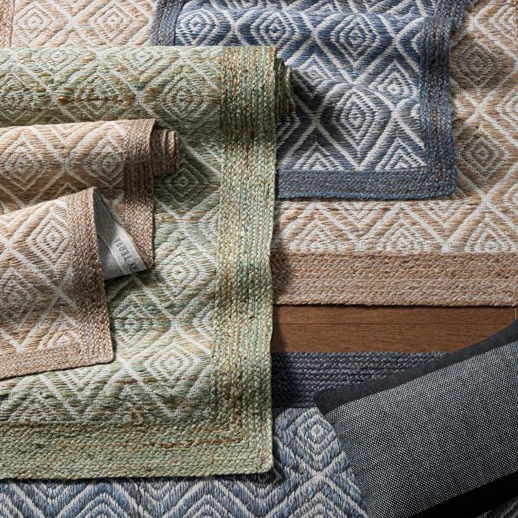 Town & Country Terra Nalani Textured Diamond Olive Green