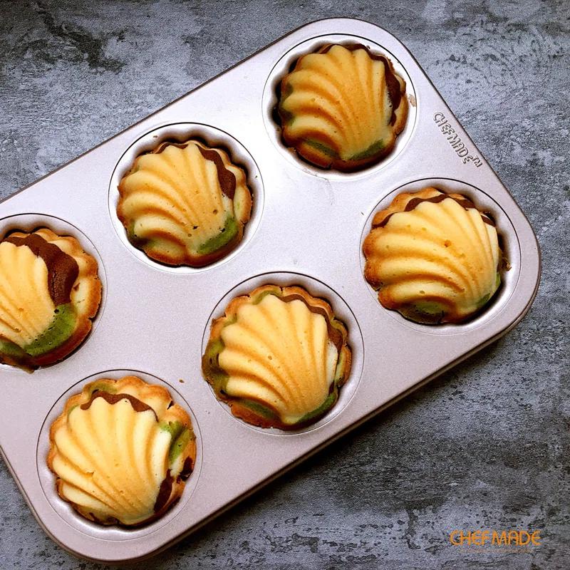 CHEFMADE CHEFMADE 6 Cavity Madeleine Mold Cake Pan