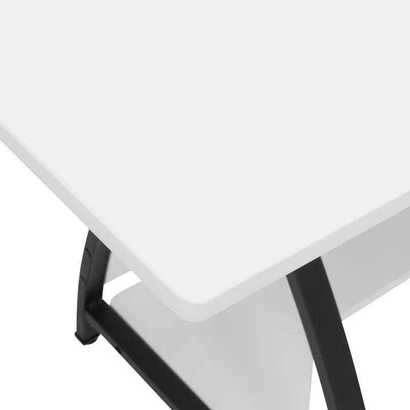 Sew Ready 56.8'' x 23.5'' Sewing Table with Sewing Machine Platform