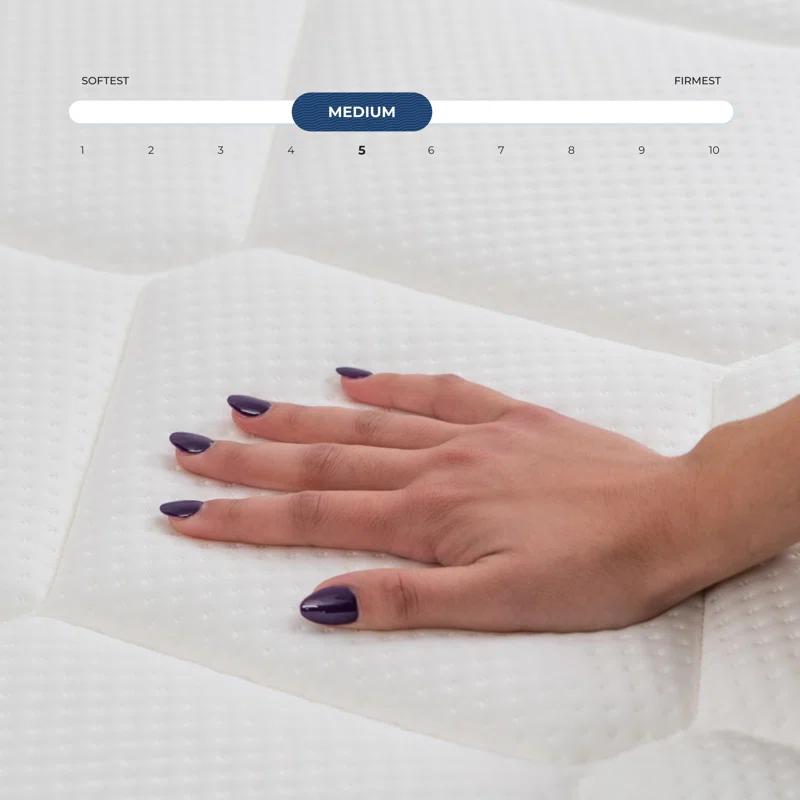 Brooklyn Bedding Brooklyn Standard 12" Medium Hybrid Mattress with Cooling Cover