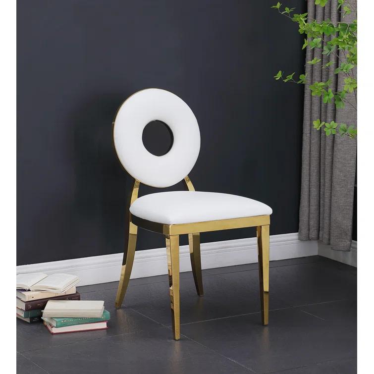 Willa Arlo™ Interiors Cantu 19.5'' H Faux Leather Upholstered Side Chair (Set of 2)