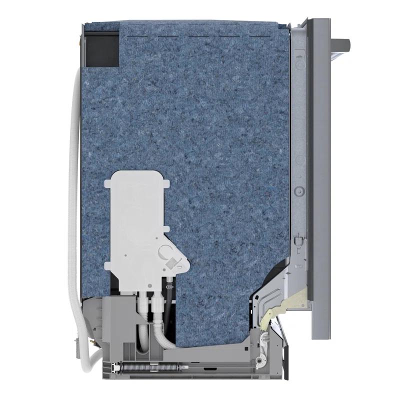 Bosch 500 Series 24" Stainess Steel Top Control Built-In Dishwasher with Stainless Steel Tub and Flexible 3Rd Rack SHX65CM5N