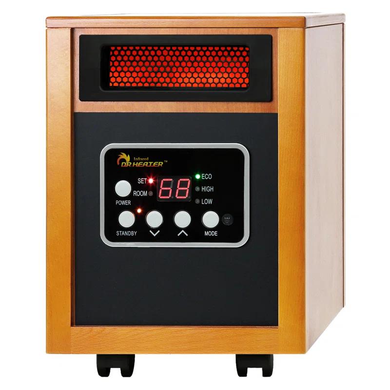 DR. INFRARED HEATER DR968 Portable Space Heater, Original, 1500-Watt, Cherry