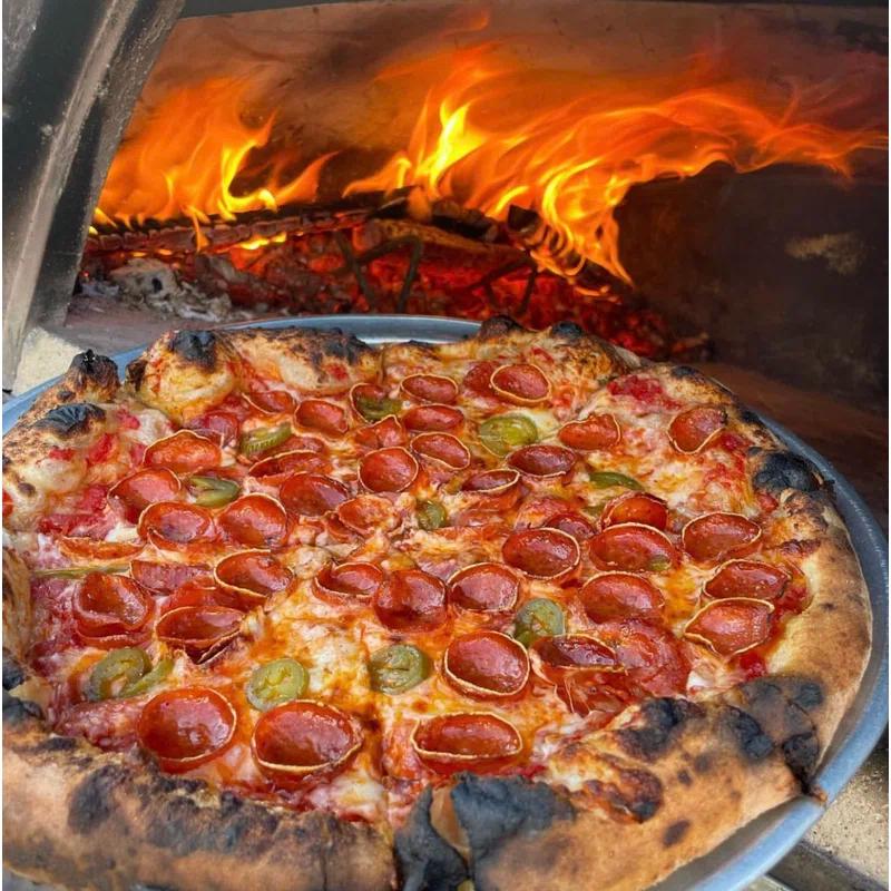 Authentic Pizza Ovens Authentic Pizza Ovens Stainless Steel Countertop Wood Burning Pizza Oven