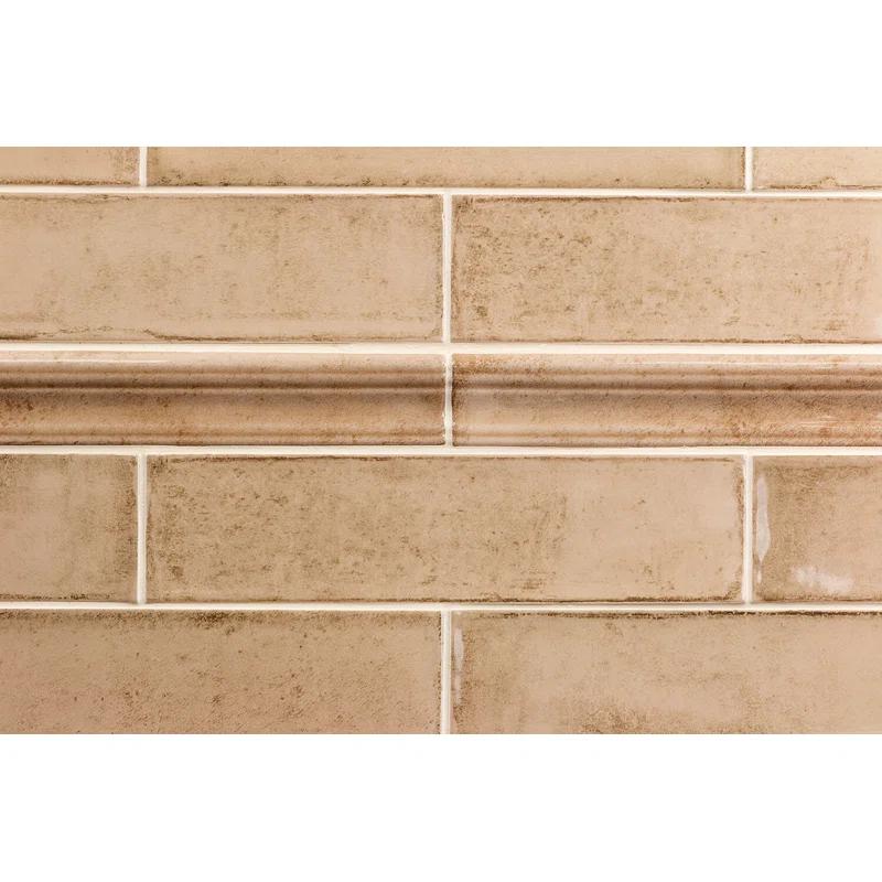 Bond Tile Chateau 12" x 2" Ceramic Quarter Round Tile Trim