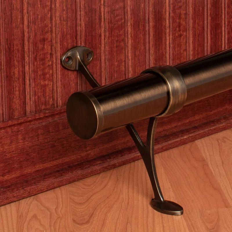 Outwater 4ft Bar Foot Rail Kit Complete Undercounter Mount Hardware and Tubing