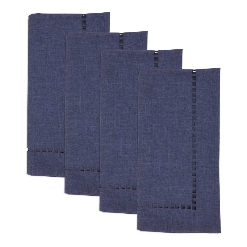 Saro Laser-Cut Hemstitch Napkin (Set of 4)