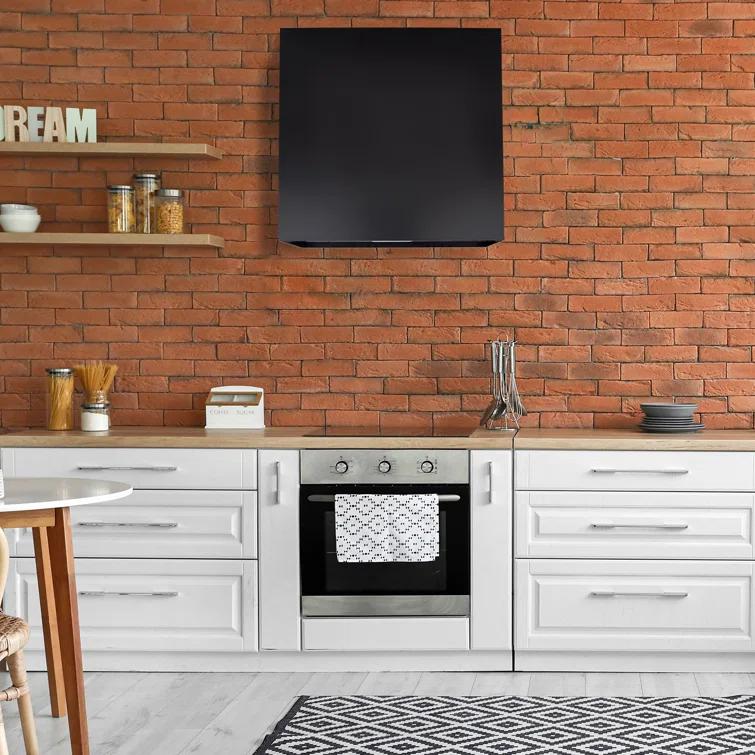 Akicon Akicon Stainless Steel 600 CFM Ducted (Vented) Wall Mounted Required Range Hood AK-HS30H-JB