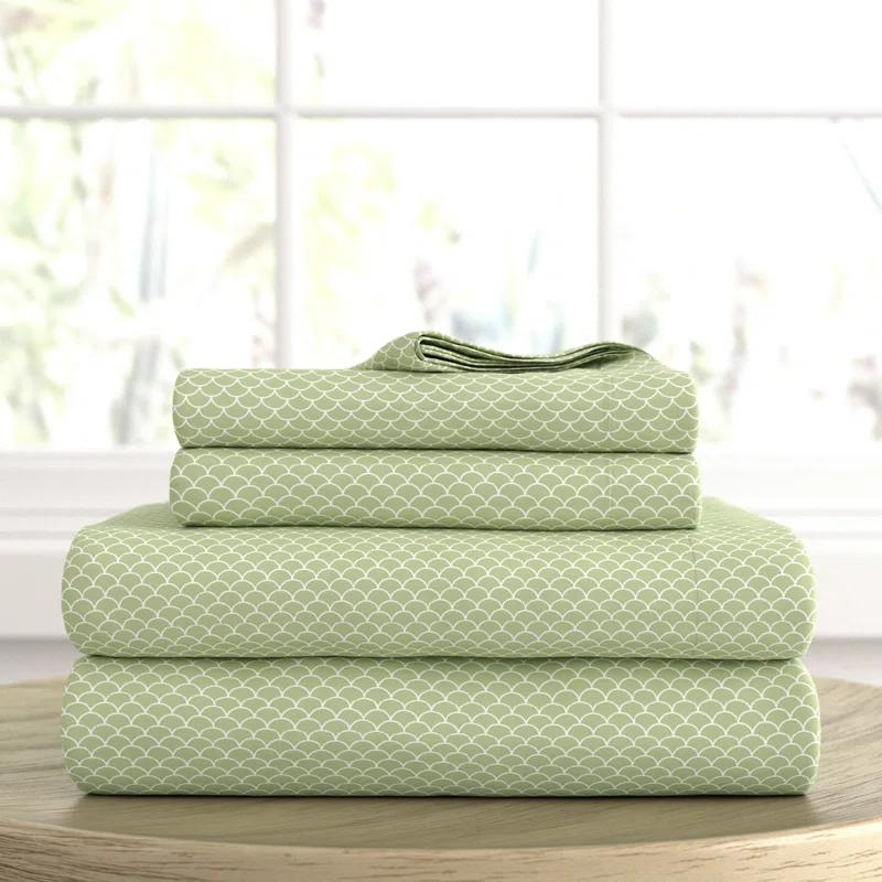 Becky Cameron Simply Soft™ Scallops Pattern Microfiber Sheet Set