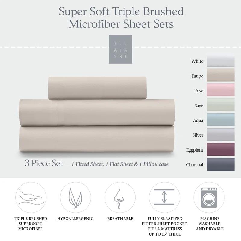 Ella Jayne Home Cozy Touch Microfiber Sheets
