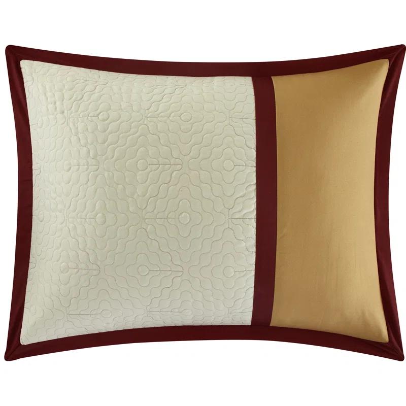 Nanshing America, Inc Angellyna 10 Piece Medallion Print Comforter Set