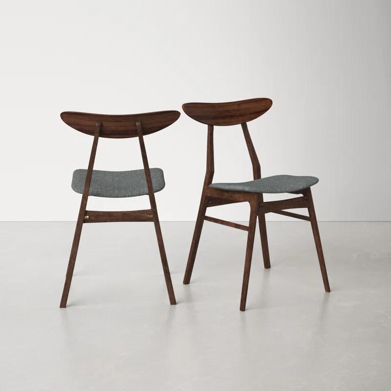Hartford Dining Chair in Warm Gray/Walnut