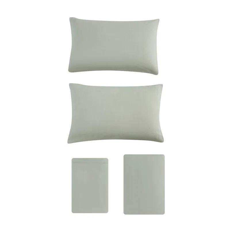 Eddie Bauer Solid Cotton Flannel Sheet Sets