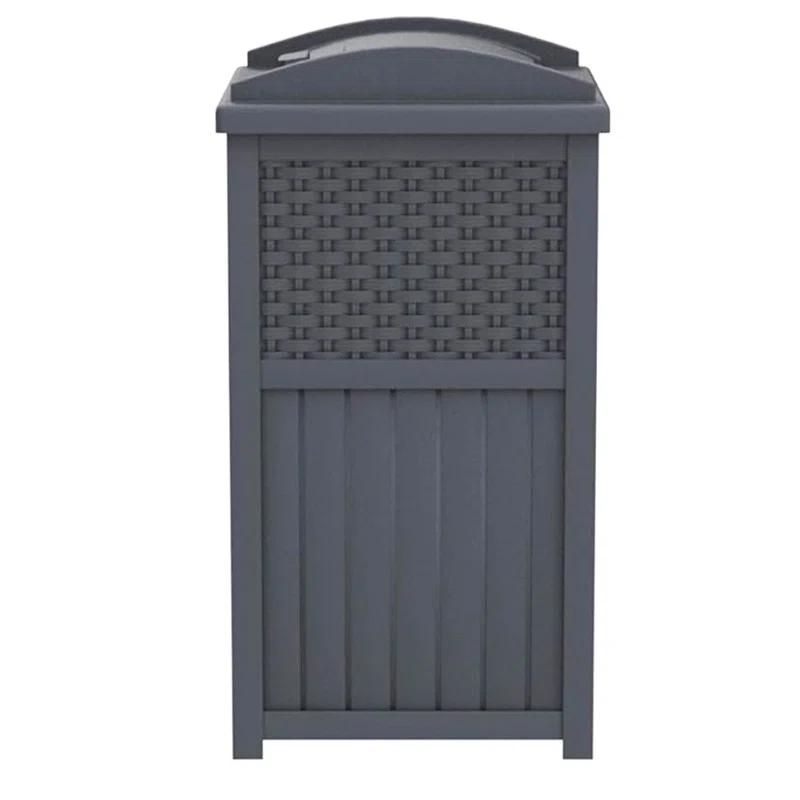 Ameriwood Resin Manual Lift Kitchen Trash Can - 33 Gallons