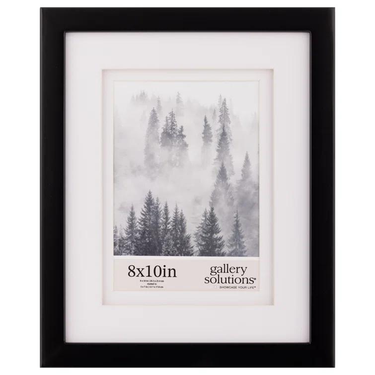 Gallery Solutions Gallery Solutions Wall Mount Or Tabletop Double Airfloat  Mat Picture Frame