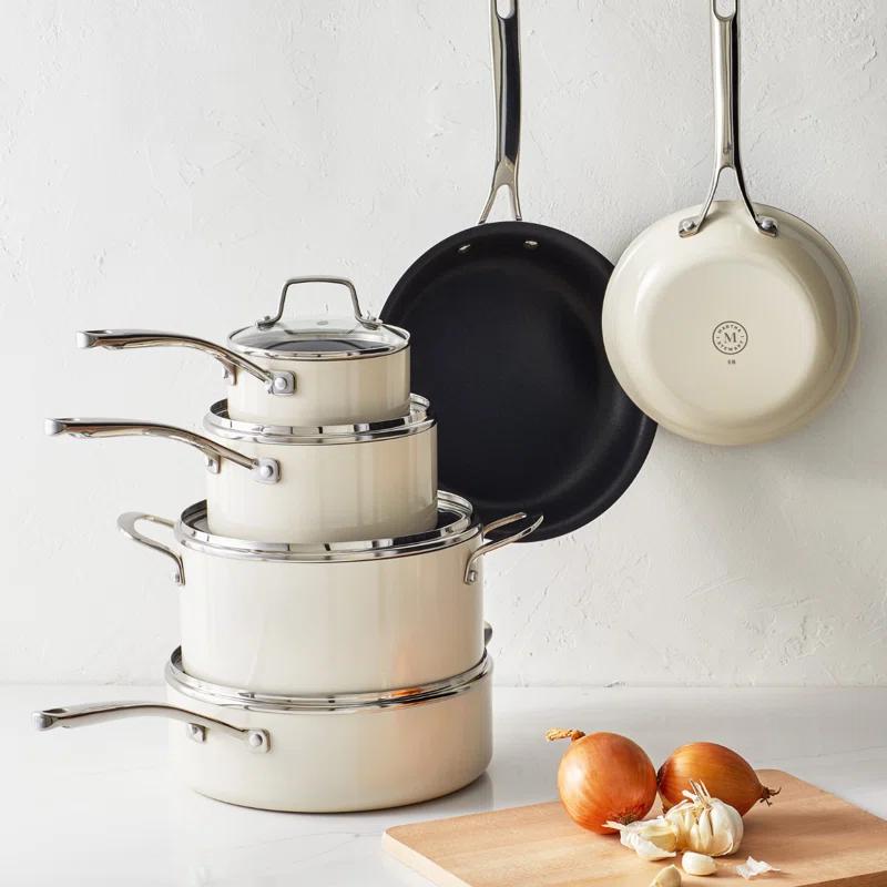 Martha Stewart Martha Stewart 10 Piece Hard-Anodized Aluminum Non Stick Cookware Set