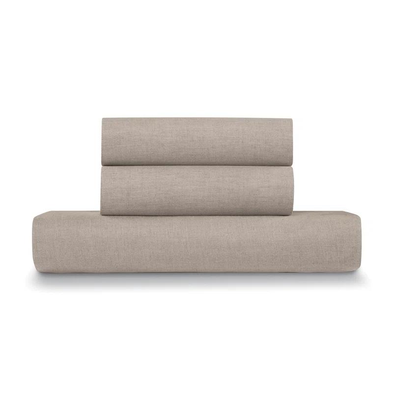 Ella Jayne Home French Linen Cotton 3-Piece Duvet Cover Set