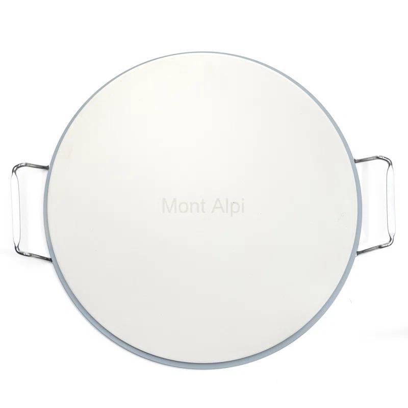 Mont Alpi Mont Alpi MAPK Universal Outdoor Grill Pizza Making Converter Kit - Pizza Stone Rest with Handles, 15" Pizza Stone, Stainless Steel Fold up Pizza Peel and Chicago Style Pizza Rocker Cutter Knife