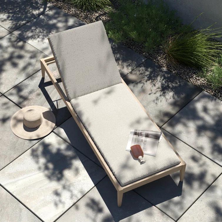 Cadenza Indoor / Outdoor Chaise - Ivory