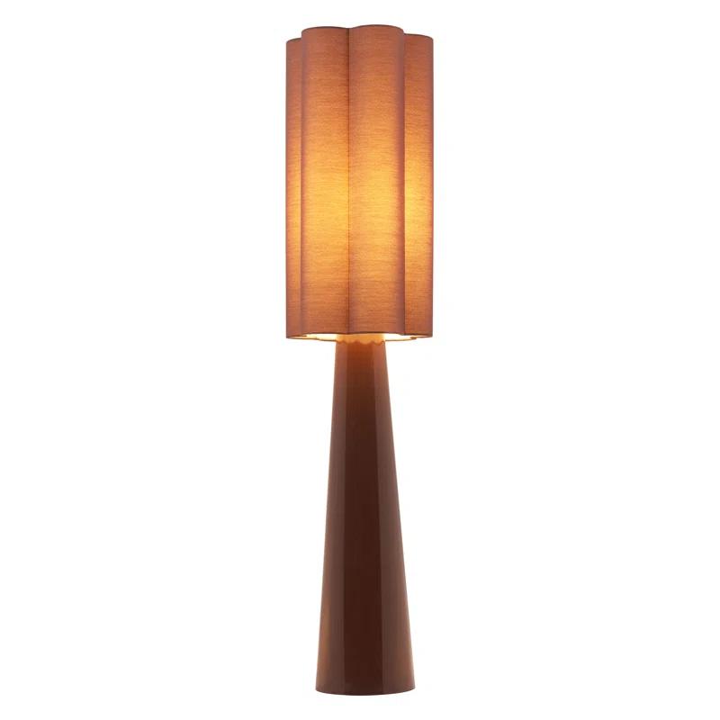 Zuo Hospitality Violet Floor Lamp Brown