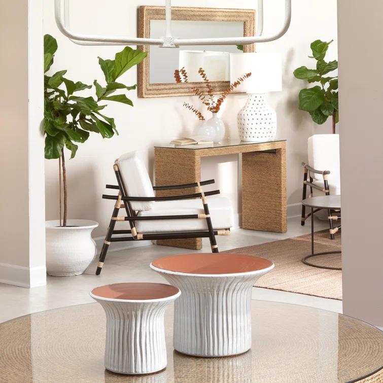 Logan Seagrass Console Table (48")