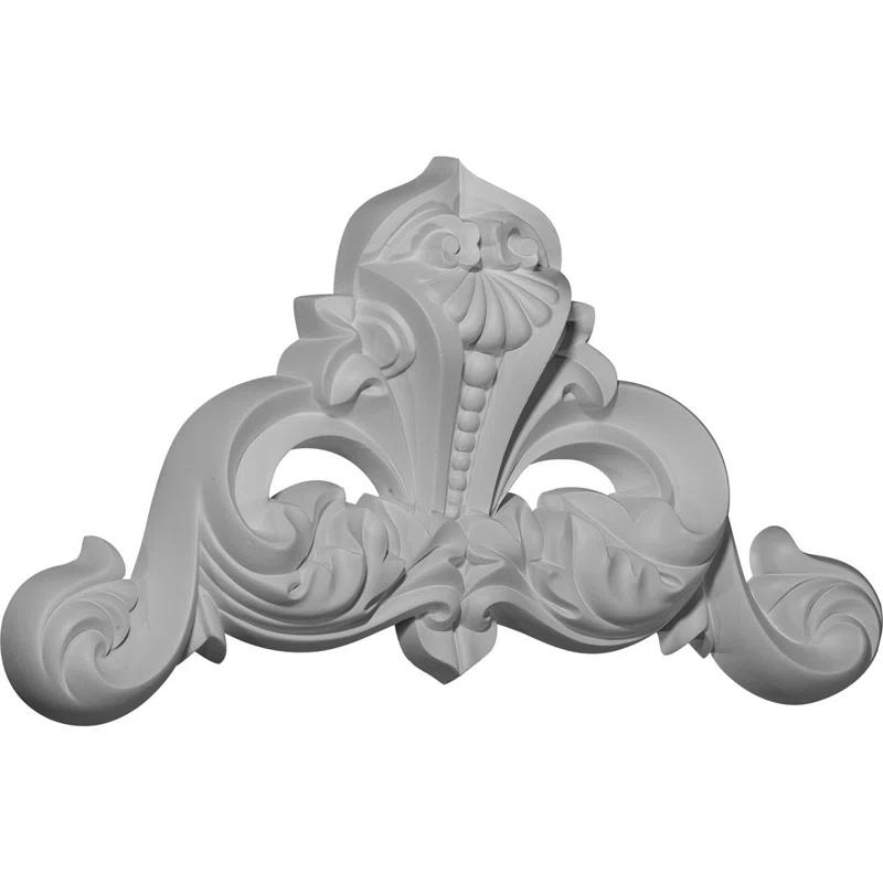 Ekena Millwork Bradford 8.875'' H x 16.625'' W x 2'' D Urethane Onlay Scroll