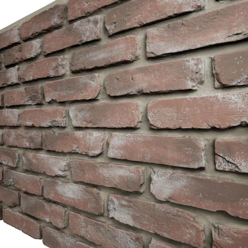 Ekena Millwork EverStone Aged Brick Faux Brick Panel