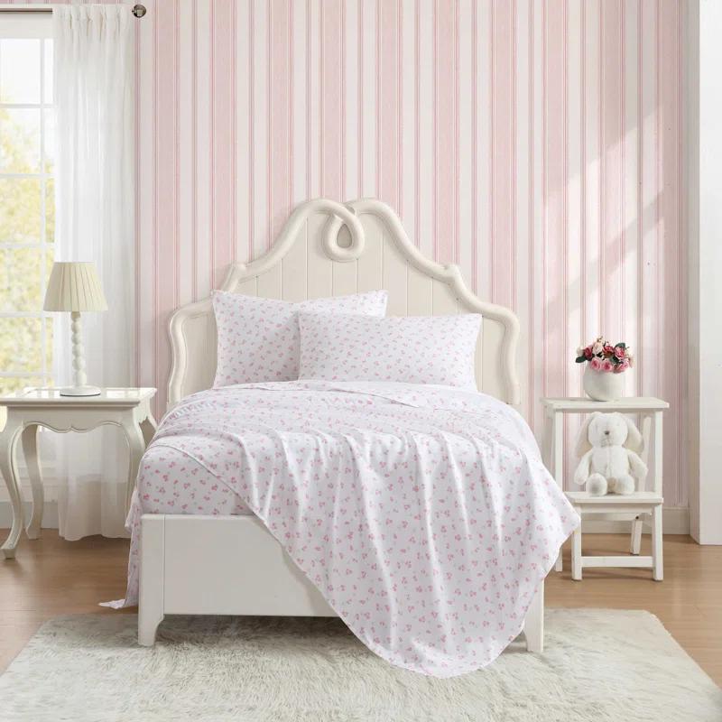 Laura Ashley Laura Ashley Kids Cozy Printed Sheet Sets