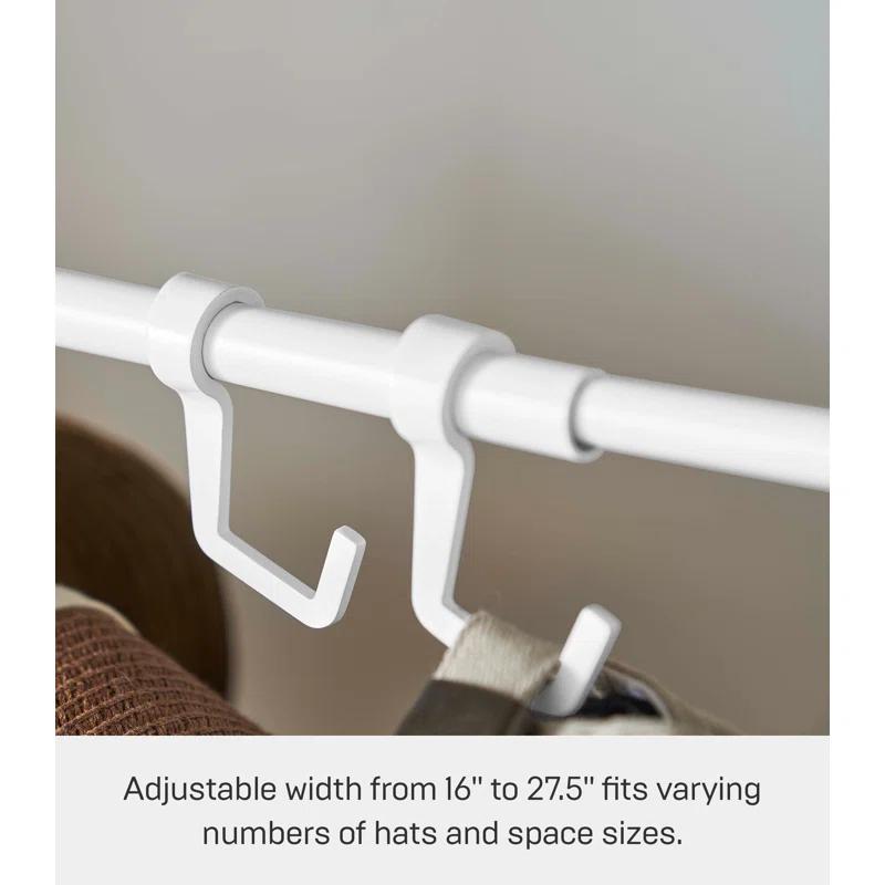 Yamazaki Home Yamazaki Home Hat Hanging Organizer, Steel, Holds 5.5 Lbs, Adjustable