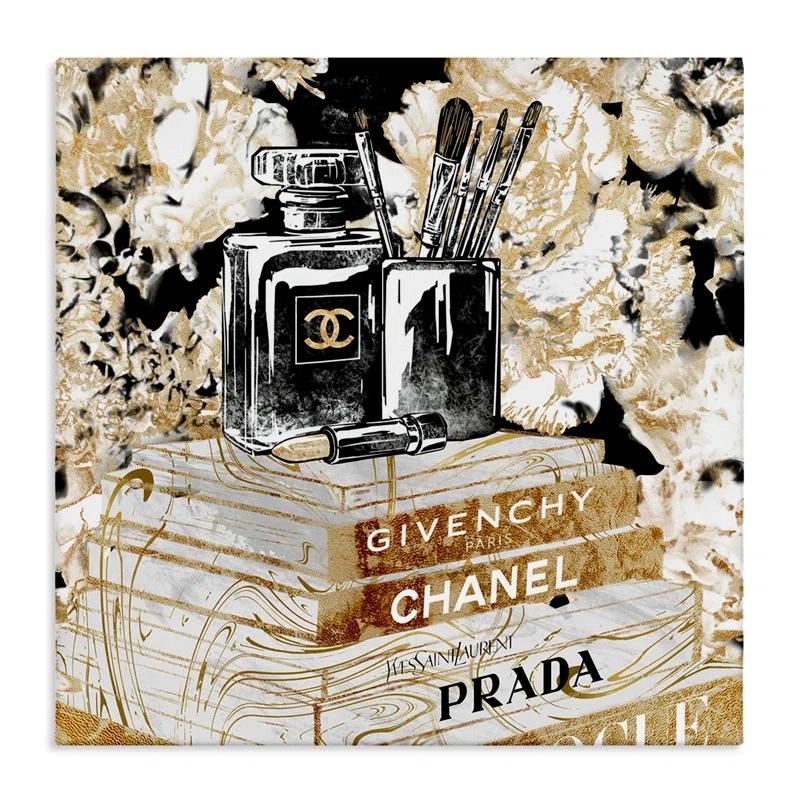 Stupell Industries Glam Designer Accessories Women's Fashion Book Detail by Ziwei Li - Graphic Art Print