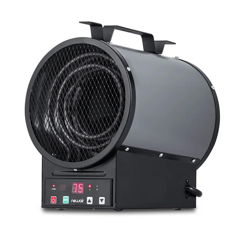 Newair Newair Freestanding or Ceiling/Wall Mounted 4800W Electric Garage Heater 240v, 500 sq. ft. with Remote Control