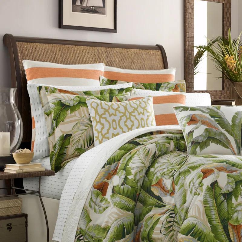 Tommy Bahama Home Tommy Bahama Palmiers Cotton Reversible 4 Piece Comforter Set