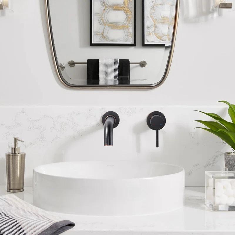IVIGA Single Handle Wall Mounted Bathroom Faucet for Sink