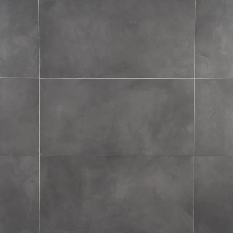 Bond Tile Ryx 15.74 in. x 31.49 in. Matte Porcelain Concrete Look Floor and Wall Tile (13.77 Sq. Ft. / Case)