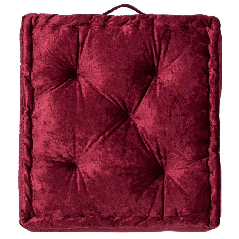 Belia Buttons Reversible Throw Pillow