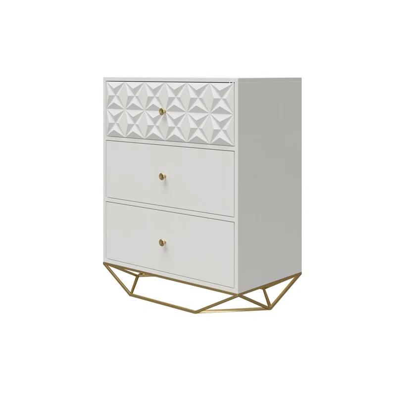 CosmoLiving by Cosmopolitan Blair 3 Drawer 27.55'' W Chest