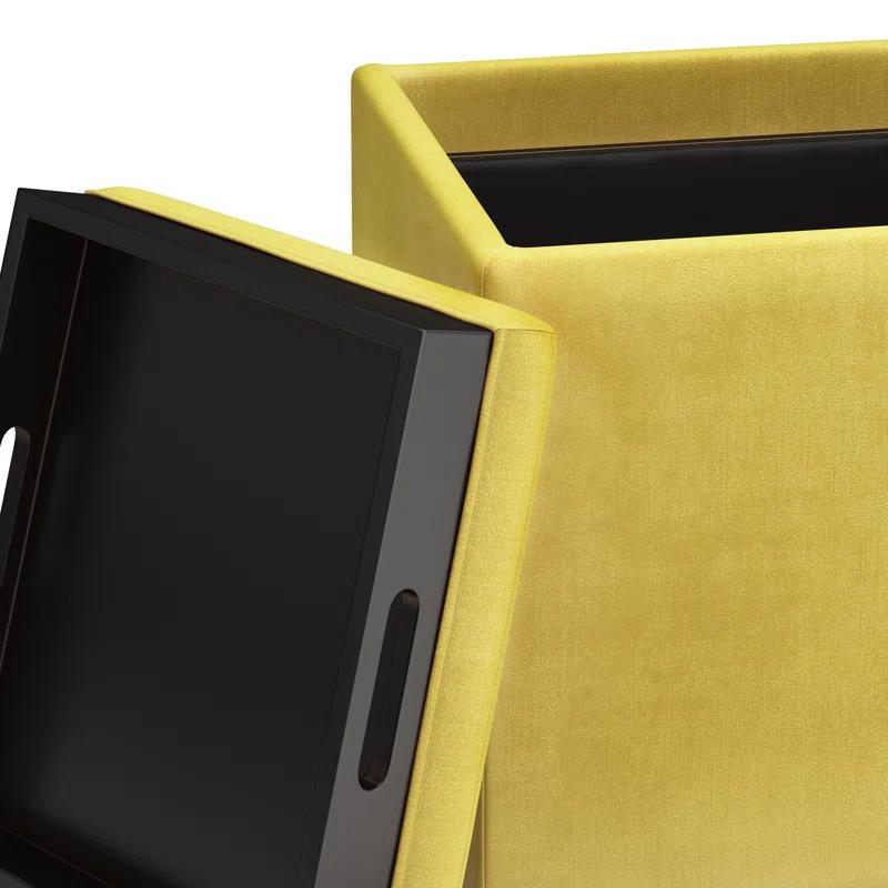 Rockwood Velvet Ottoman