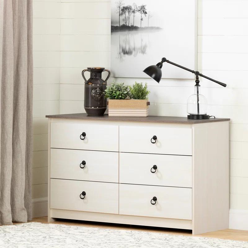 South Shore Plenny 6-Drawer Dresser Storage Unit