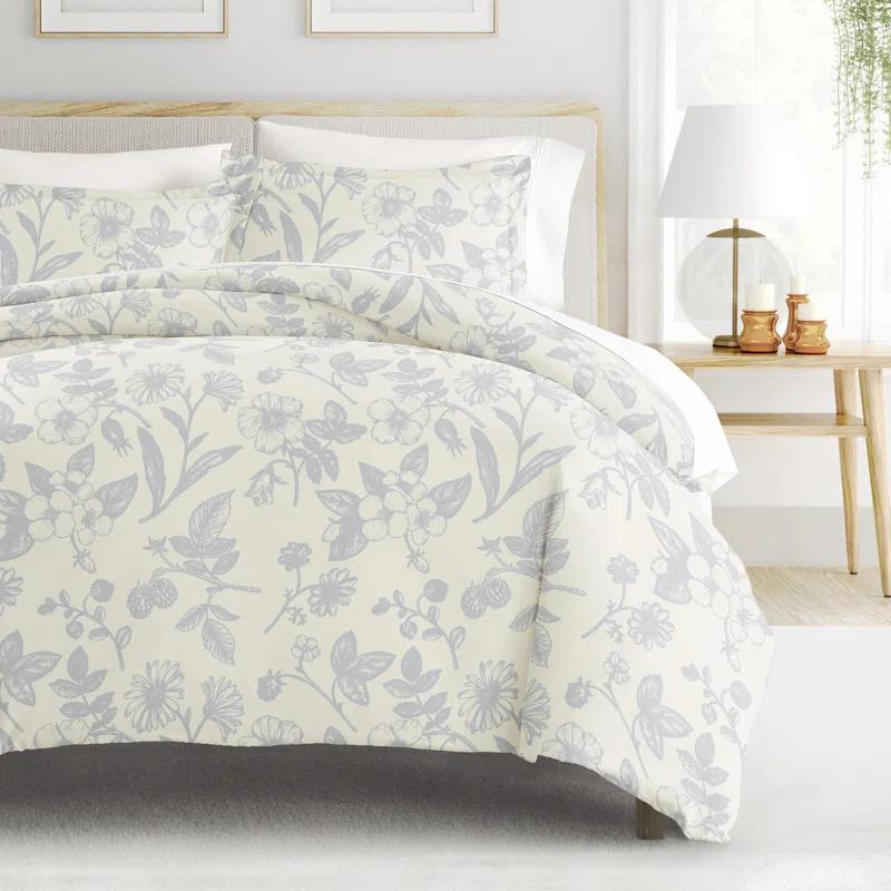 Home Garden Pattern Duvet Cover Set