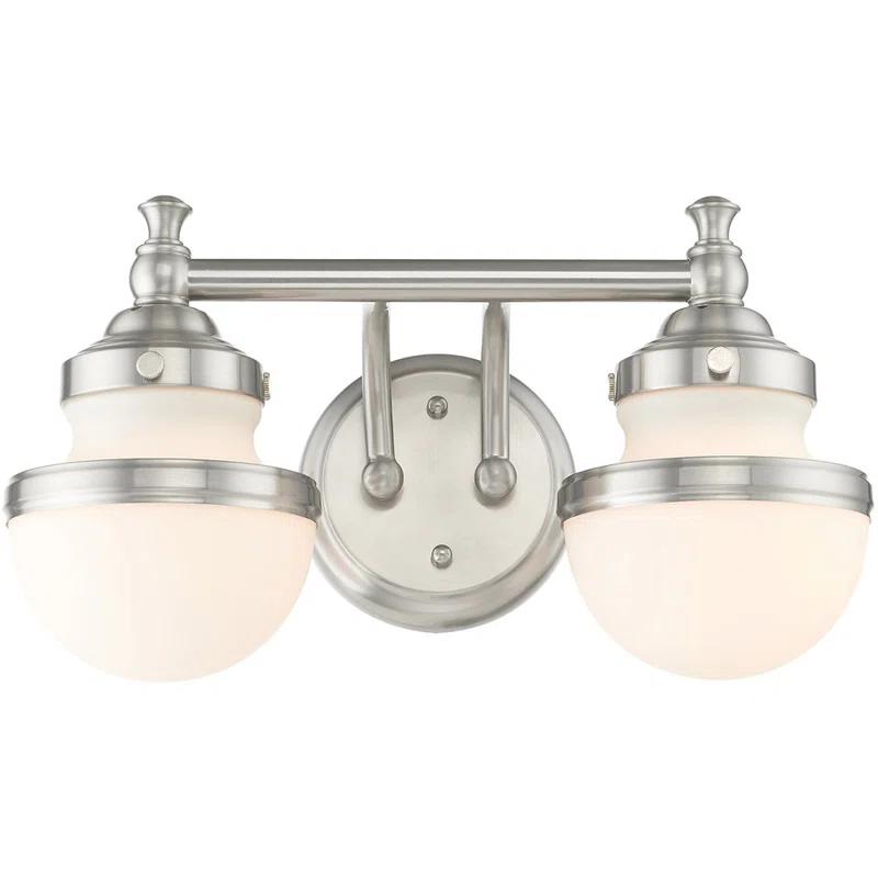 Livex Lighting Oldwick 2 - Light Vanity in  Brushed Nickel