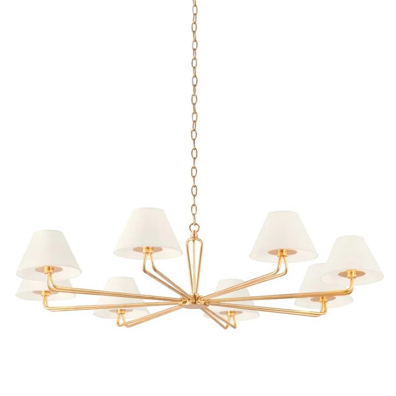 Hayden Chandelier - Brass / 8 Light